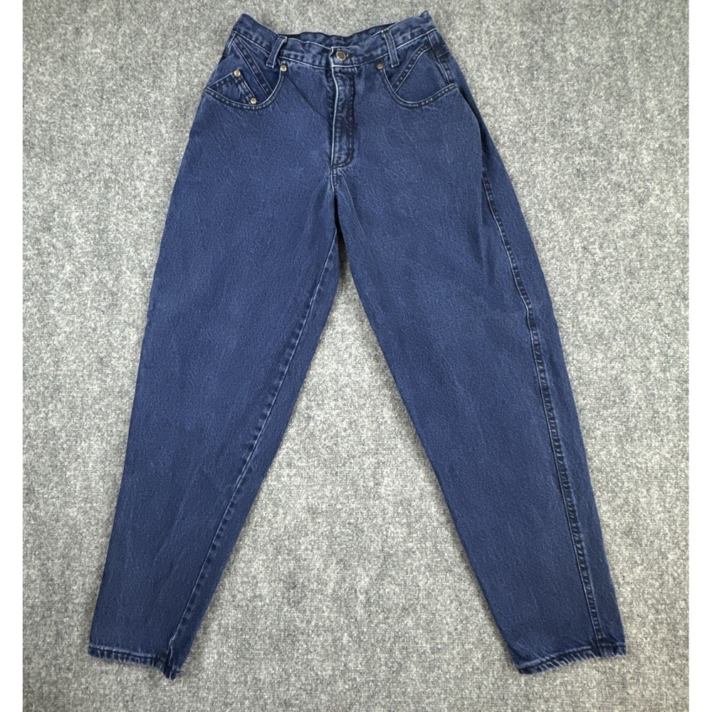 Zena Jeans Denim 80's Western Style Jeans Junior's 9 High Rise Tapered Vintage
